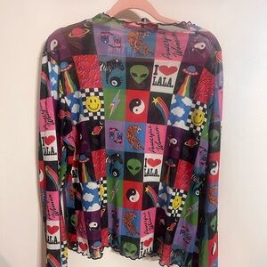 Dressed in LALA Mesh Top